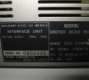 Sharp MZ-80 I/O (rear side close-up)