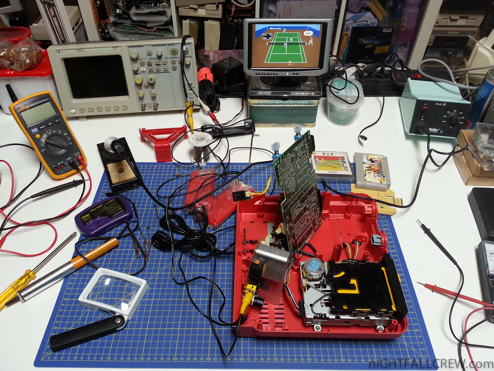 Sharp Twin Famicom AN-500R Repair | nIGHTFALL Blog