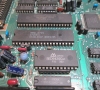 Motherboard of the bottom case (close-up)