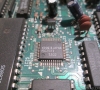 Motherboard of the bottom case (close-up)