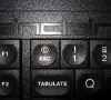 Sinclair QL Keyboard close-up