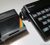 ZX Microdrive and Spectrum close-up