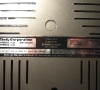 Tandy Radio Shack TRS-80 CoCo (bottom side close-up)