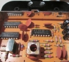 Texas Instruments TI-99/4A TV PAL Encoder (pcb close-up)