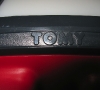 Tomy logo close-up