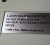 Vtech Laser 128 Personal Computer (bottom side - close-up)