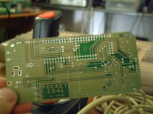 Anteprima del PCB per l'interfaccia Pocket 1541 di Kiant