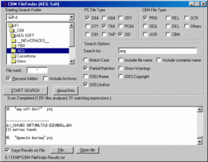 CBM FileFinder