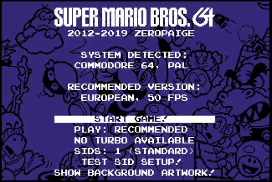 Super Mario Bros C64 : ZeroPaige : Free Download, Borrow, and